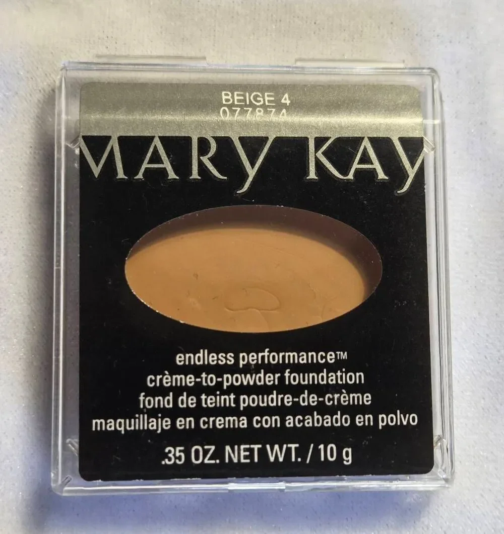Mary Kay MK Endless Performance Creme-to-Powder Foundation Beige 4 Discontinued